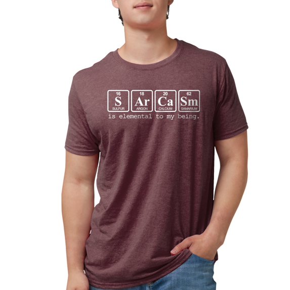 CafePress - Sarcasm T Shirt - Mens Tri-blend T-Shirt