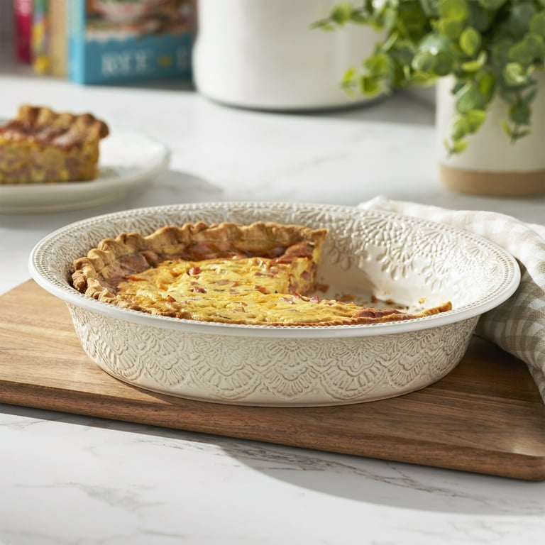 The Pioneer Woman Vintage Lace 10-Inch Cream Pie Pan photo 8