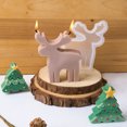 thumbnail image 5 of Molde de silicona para velas con forma de copo de nieve para árbol de Navidad, para hacer adornos navideños, jabón, yeso, resina, moldes para decoración del hogar, manualidades, regalos, 5 of 5