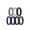 Pack F: Grey C, Light Grey A, Black, Dark Grey A, Dark Blue D, Dark Blue C, Olive Green, variant on ThunderFit Unisex Silicone Wedding Rings, Rubber Engagement Bands, Variety Multipack 1,4,7