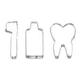 thumbnail image 1 of Decodeary 3 Pcs/ensemble Moule à Biscuits Embossé Moule à Dentifrice Portable Outil de Cuisson Accessoire Gadget de Cuisine comme sur l'Image 1Set, 1 of 6