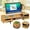 Burlywood-2, variant on Monitor Stand Riser 2-Tier Bamboo Wood Computer Monitor Riser Stand Desktop Organizer Stand with Storage Drawer Laptop Monitor Stand Riser for Home Office