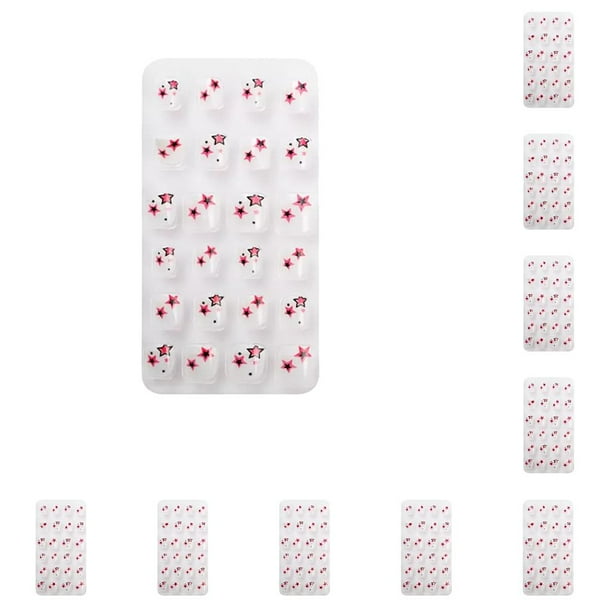 Seitruly 1 Juego de Envolturas de Uñas de Navidad Dibujos Animados Kit de Manicura de Cubierta Completa PNT-16-01 PNT-16-01 10piezas
