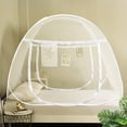 thumbnail image 1 of Mosquitera en forma de tienda AMMER desplegable para camas desde tamaño individual hasta king, 1 of 8