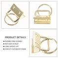 thumbnail image 4 of OUNONA 50Pcs Chain Key Fob Kit for Outdoor Activities Golden, 4 of 4