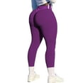 thumbnail image 1 of QRIC Butt Scrunch Seamless Leggings for Women High Waisted Booty Workout Yoga Pants Ruched Butt Lift Textured Tights, 1 of 7
