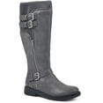 thumbnail image 1 of White Mountain Womens Mazed Faux Leather Tall Knee-High Boots, 1 of 5