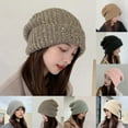 thumbnail image 1 of Womens Beanie Winter Warm Knit Hats Soft Stretch Knitted Skull Cap for Cold Weather, 1 of 8