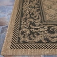 thumbnail image 3 of Couristan Recife Garden Lattice Area Rug, 8'6" Square, Cocoa-Black, 3 of 3