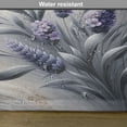 thumbnail image 5 of Ambesonne Lavender Place Mats Set of 4, Modern Floral Muted Leaves, Standard Size, Purpleblue Pale Purple, 5 of 5