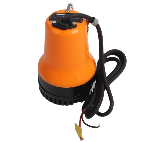 45W High Lift Electric Bilge Pump Low Noise Marine Submersible Water Pump Boat Sump Pump