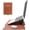 Brown, variant on 2 in 1 Laptop Sleeve Bag with Adjustable Stand, PU Leather Protective Notebook Case with Extended Mouse Pad for 13 14 15 16 inch Notebook