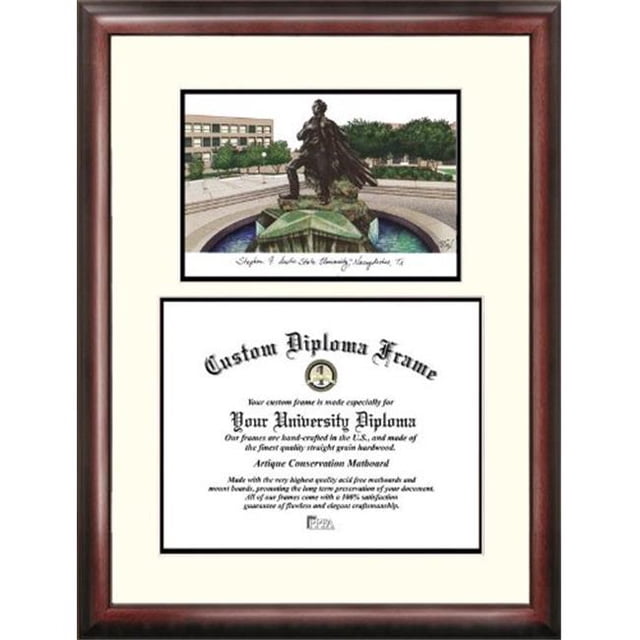 Campusimages TX945LV Stephen F Austin Legacy Scholar Diploma Frame