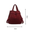 thumbnail image 4 of Bolsa De Hombro Bolsa bandolera grande de nailon para mujer, Bolsa de mano para fitness (rojo vino) Tmvgtek Para Estrenar, 4 of 5