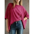 thumbnail image 2 of Camiseta Dokotoo Summer para mujer, talla grande, top corto, 2 of 6