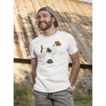 thumbnail image 2 of Jack Russell Terrier Cute Dog T-Shirt Men -Image by Shutterstock, Male 3X-Large, 2 of 4