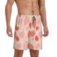 thumbnail image 2 of Balery Strawberry Pantalones cortos de pijama de punto de algodón para hombre con cinturilla y bolsillos-4X-Large, 2 of 6