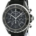 thumbnail image 1 of Pre-Owned CHANEL J12 Chronograph Ceramic Rubber Automatic Watch H0939 Polished, 1 of 8