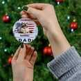 thumbnail image 4 of My Favorite Ragdoll Calls Me Dad. Happy Father's Day Ceramic Round Ornament Cat Lover Kitten Owner Gifts Idea Home Tree Decor - 00005, 4 of 5