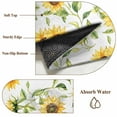 thumbnail image 2 of Sunflower Bathroom Rug Washable 2x3 Entryway Rug Non Slip Farmhouse Flowers Summer Botanical Front Door Mat Low Pile Indoor Doormat Throw Floor Carpet for Kitchen Bedroom Entrance, 2 of 8