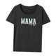 thumbnail image 5 of Camiseta de manga corta para mujer, camiseta para mamá, ropa de verano a la moda, ropa de gimnasio para mujer, camiseta para madre para viajes de trab XL, 5 of 8