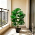 thumbnail image 1 of Artificial Palm Tree Potted Greenery, Realistic Faux Tropical Greenery for Home Office Decoration, 1 Count, 1 of 6