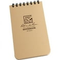 3 x 5 Top Spiral Notebook Tan