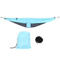 thumbnail image 3 of Hanging Chair, Lightweight  Hammock, Portable For Adult Children Blue Gray, 3 of 8