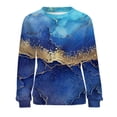thumbnail image 5 of Herrnalise Women's Casual Crew Neck Sweatshirt Loose Soft Long Sleeve Pullover Tops, 5 of 5