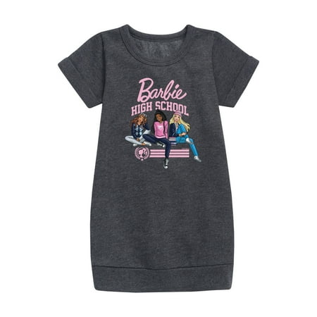 

Barbie - High School Dolls - Toddler & Youth Girls Fleece Dress