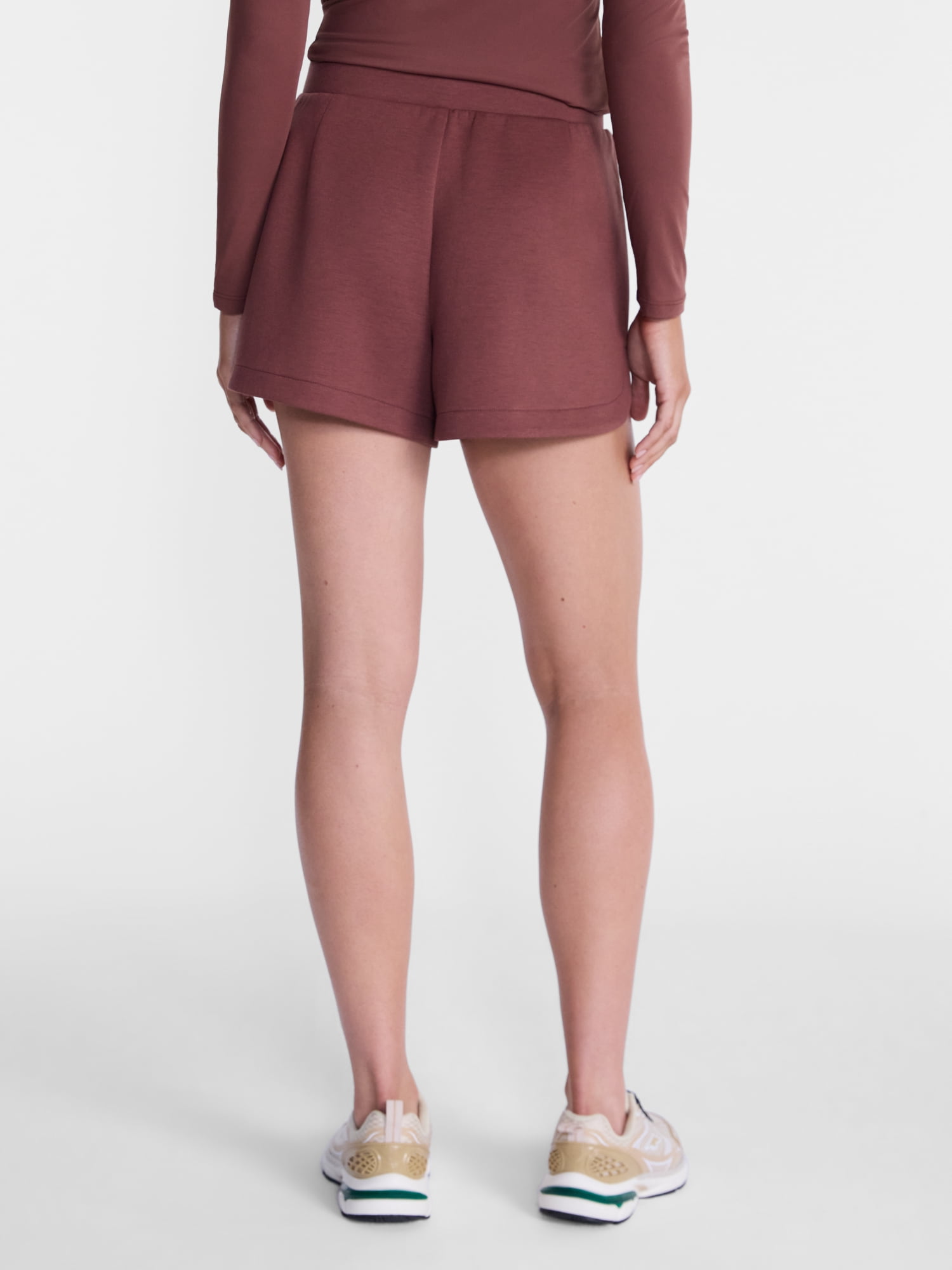 Avia Women's ScubaKnit Shorts, 5" Inseam, Sizes XS-4X