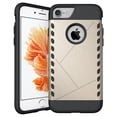 thumbnail image 1 of Nakedcellphone Case for iPhone 8 / iPhone 7, Tough Rugged Anti-Shock Cover - Matte Gold, 1 of 8