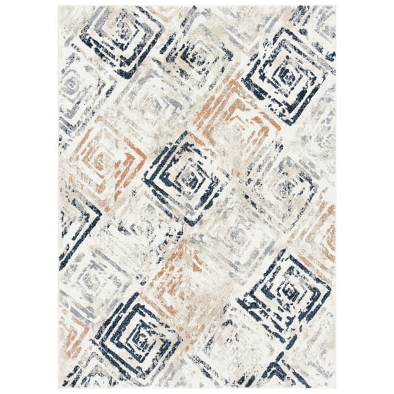 Safavieh  Coppertone Karmela Distressed Rug 5'3" x  7'7" 5' x 8' Indoor Living Room,Bedroom,Dining Room Rectangle