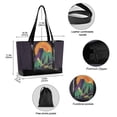 thumbnail image 2 of FORMRS Canvas Laptop Tote Bag for Women with 15.6" Computer Compartments Shoulder Handbag, Abstract Animals, 2 of 7