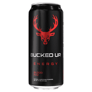 Bucked Up Energy Drink, 300mg Caffeine, Blood Razz, 16 fl oz, 1 Can