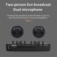 thumbnail image 3 of X3 Live Voice Mixer Audio Interface Console Live Microphone Sound Card for Recording Streaming Smartphone, 3 of 5