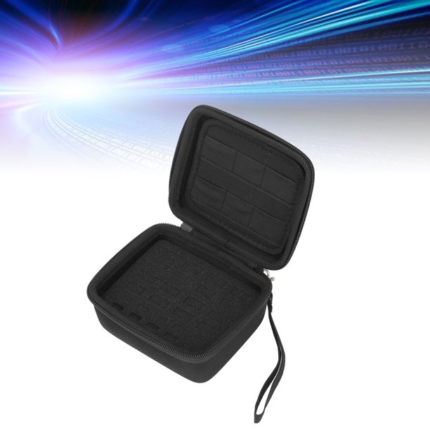 Case de Almacenamiento USB, Nylon EVA USB USB Flash Drive Case A Prueba de Scratch Black para casa