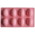 thumbnail image 2 of Silicone Easter Egg Baking Mold, 8 Cavity Non-Stick Egg-Shaped Pan, Cake Chocolate Mold, Freezing Tray, Homemade Baking Tools, DIY Cake Supplies for Baking, Freezing, Chocolate Making, 2 of 6