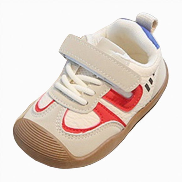 Ymyiu Kids Running Shoes Boys Girls Sneakers Kids Barefoot Shoes Comfort Anti-Slip Walking Shoes for Indoor Outdoor Toddler Little Big Kid Size 11(Beige, Little Kids 11)