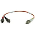 thumbnail image 2 of Eaton Tripp Lite Series 0.3M Duplex Multimode Fiber Optic 62.5/125 Adapter LC/ST M/F 1ft 1' 0.3 Meter - Network cable - LC multi-mode (M) to ST multi-mode (F) - 0.3 m - fiber optic - duplex - 62.5 / 125 micron - orange, 2 of 2