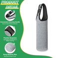 thumbnail image 3 of Uxcell Neoprene Water Bottle Sleeves, Water Bottle Carrier Bottle Can Sleeves with Carrying Handle for Cycling Camping Gray, 3 of 7