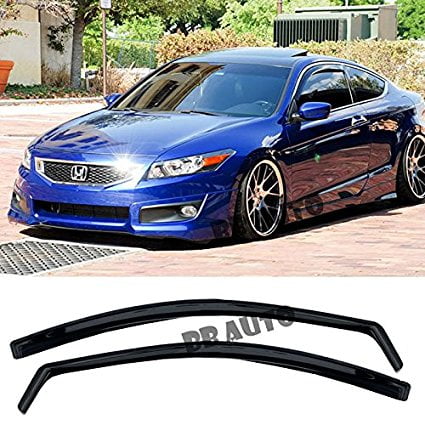 Eos Smoke Tinted Jdm Style Side Window Visor Rain Guard