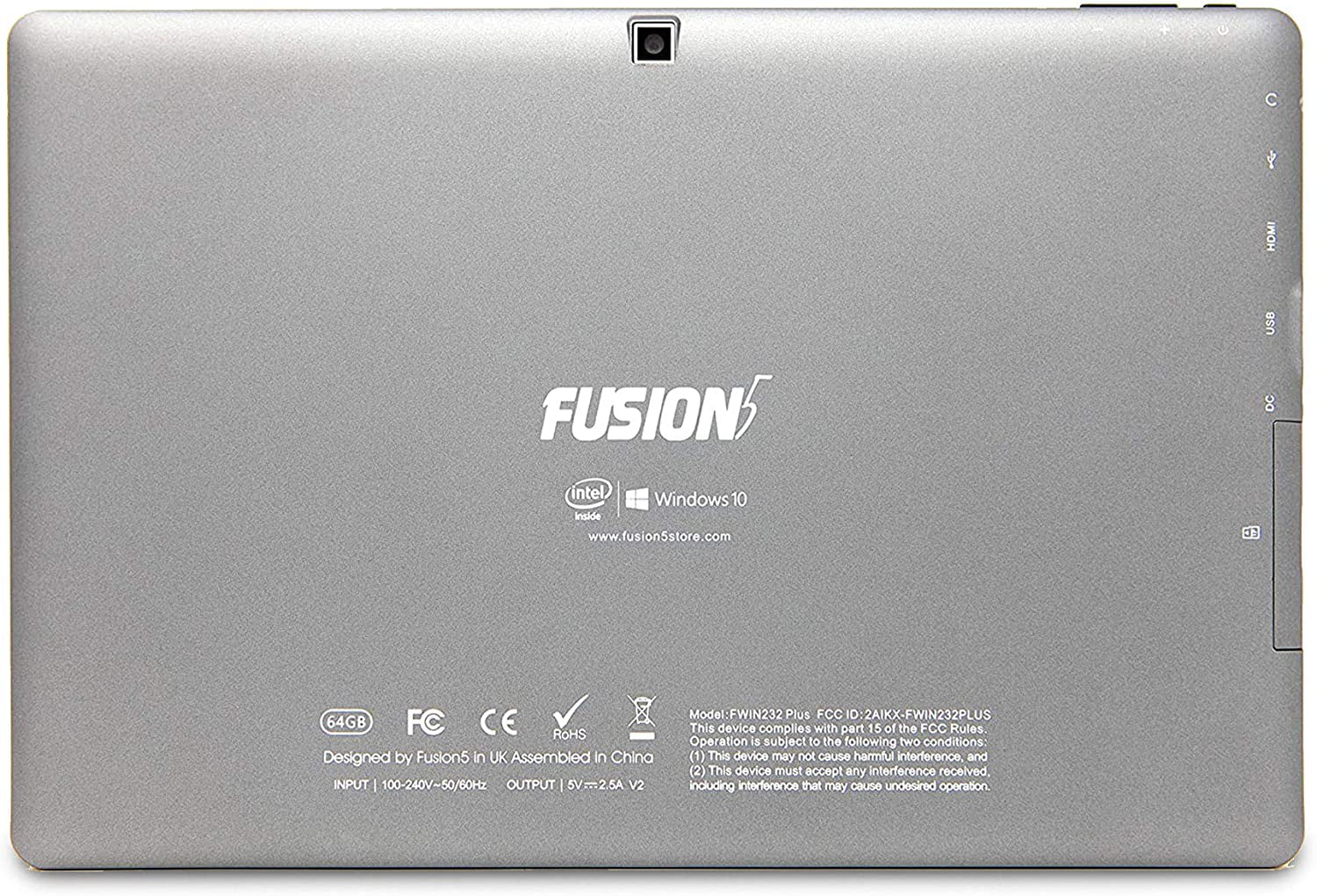Tablet Tempered Glass Screen Protector Cover For Fusion5 FWIN232 10" 