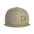thumbnail image 3 of ZICANCN Alphabet D Pattern Baseball Caps, Trucker Hats for Men And Women, Adjustable Breathable Flat Caps, Natural, 3 of 6