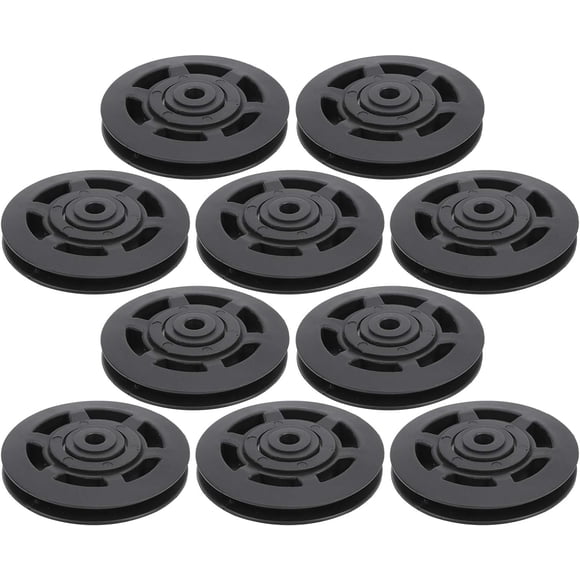 EcoNesxp Comfortable and soft 10 pieces/set 95mm pulley universal nylon bearing pulley replacement gym fitness equipment combination fitness product set 95mm pulley universal nylon bearing pulley rep
