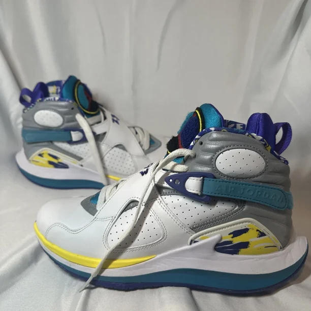 Ni - ke RARE Ni - ke Court Air Zoom Zero Jordan 8 Aqua White Violet Women's size 7