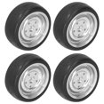 thumbnail image 2 of 63mm diámetro 4 agujeros RC antideslizante Neumáticos neumático de goma para WPL D12 1/10 modelo coche, 2 of 8