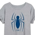 thumbnail image 3 of Marvel Spider-Man - Spider Logo - Women's Oversized Graphic T-Shirt, 3 of 5