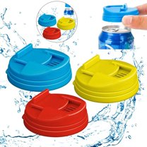 WNFJR Soda Can Lids Leakproof Cap Press Type Splash Cap Beer Cans Cover Reusable Can Caps for Carbonated Water Soft Drink Indoor Outdoor Accessories