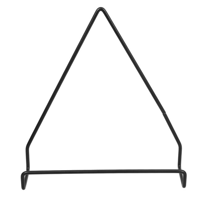 Miangastore Wire Record Wall Display Rack Black Iron 1Pcs 7.9X7.3X2.0In